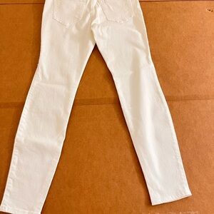Hollister Women's Cream Straight Leg Jeans